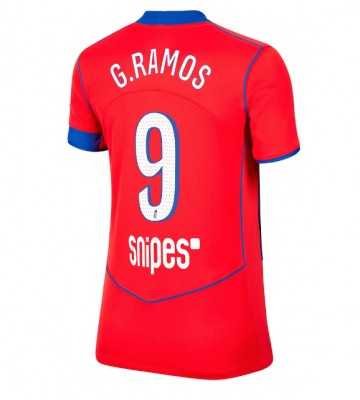 Paris Saint-Germain Goncalo Ramos #9 Tredjetröja Dam 2025-26 Kortärmad